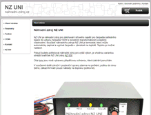 Tablet Screenshot of nz-uni.nahradni-zdroj.cz